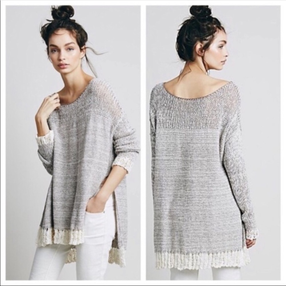 Free People Haiku Side Slit Pullover Sweater - Picture 8 of 9